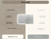 Rectangular backlit bathroom mirror 120x70cm with Dual color, Touch Switch, Demister #7