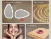 Irregular‑shaped mirror with lighting, 64×104 cm, dual color, touch switch, heating mat #6