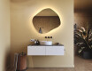 Bathroom mirror with lighting, 84×74 cm, dual color, touch switch, heating mat #9