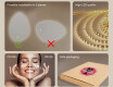 Irregular-shaped mirror with lighting, 64×94 cm, dual color, touch switch, heating mat #6