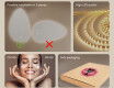 Irregular-shaped mirror with lighting, 64×104 cm, dual color, touch switch, heating mat #6