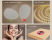 Irregular-shaped mirror with lighting, 114×84 cm, dual color, touch switch, heating mat #6