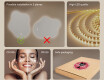 Irregular‑shaped mirror with lighting, 74×94 cm, dual color, touch switch, heating mat #6