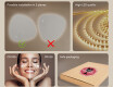 Irregular‑shaped mirror with lighting, 94×94 cm, dual color, touch switch, heating mat #6