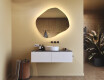 Bathroom mirror with lighting, 94×84 cm, dual color, touch switch, heating mat #9
