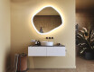 Bathroom mirror with lighting, 104×94 cm, dual color, touch switch, heating mat #9