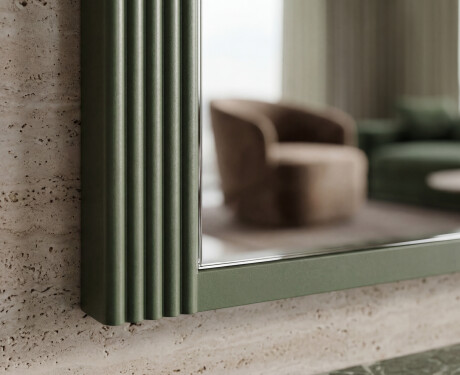 Modern mirror with a lacquered ARCUS MDF frame #2