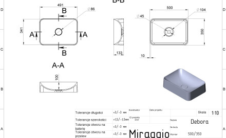 DEBORA MATT washbasin