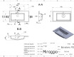 BARCELONA 700 L MATT washbasin