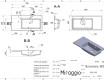 BARCELONA 800 R MATT washbasin