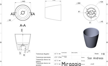 SAN ANDREAS MATT washbasin