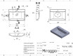 VARNA 600 MIRASOFT washbasin