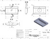 VARNA 700 MIRASOFT washbasin