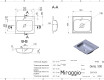 DELLA 500 MIRASOFT washbasin