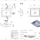 DELLA 500 MIRASOFT washbasin #1
