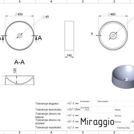 ELLEL MIRASOFT washbasin #1