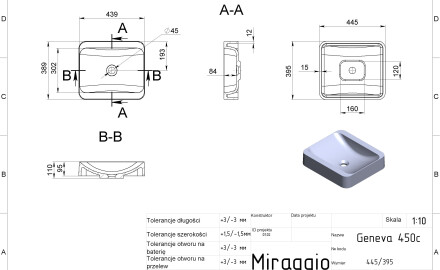 GENEVA MIRASOFT washbasin