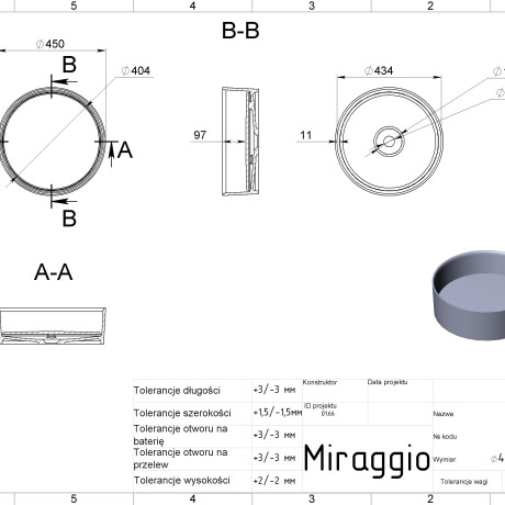 LOLA MIRASOFT washbasin #1