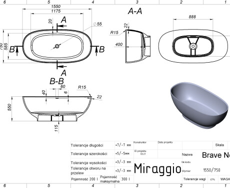 BRAVE NEW MIRASOFT bath