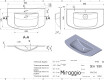 DEA 1000 MATT washbasin