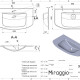 DEA 1000 MATT washbasin #1