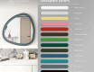 Irregular mirror with MDF frame L302 #3