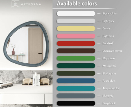 Irregular mirror with MDF frame L302 #3