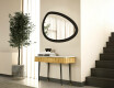 Asymmetrical mirror with decorative MDF frame L304 #8