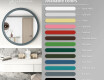 Round mirror with MDF finish L300 #3