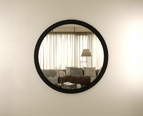 Round mirror with MDF finish L300 #4