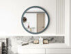 Round mirror with MDF finish L300 #8
