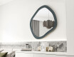Custom-sized bathroom mirror with MDF frame L303