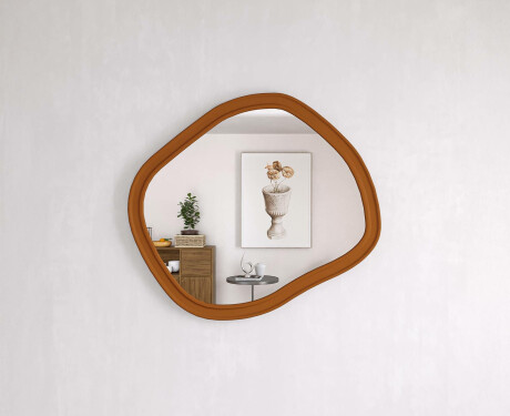 Custom-sized bathroom mirror with MDF frame L303 #2