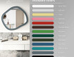 Custom-sized bathroom mirror with MDF frame L303 #3