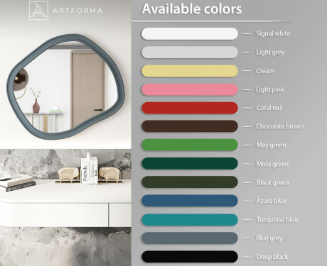 Custom-sized bathroom mirror with MDF frame L303 #3