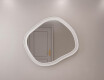 Custom-sized bathroom mirror with MDF frame L303 #5