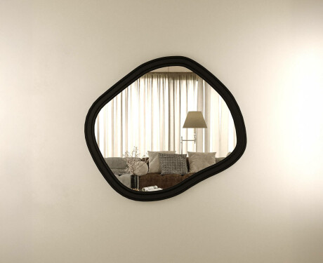 Custom-sized bathroom mirror with MDF frame L303 #8