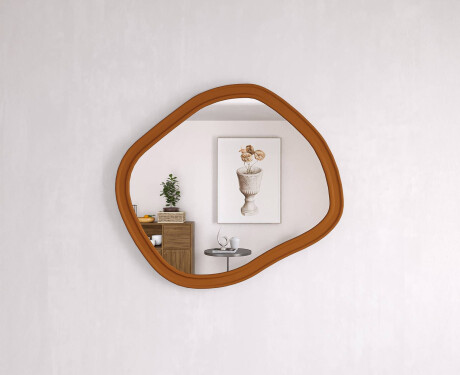 Custom-sized bathroom mirror with MDF frame L303 #9