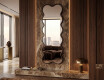 Slim wavy mirror in a lacquered VIPER MDF frame #8