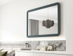 Rounded mirror with MDF frame L299