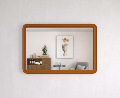 Rounded mirror with MDF frame L299 #2