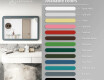 Rounded mirror with MDF frame L299 #3