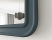 Rounded mirror with MDF frame L299 #6