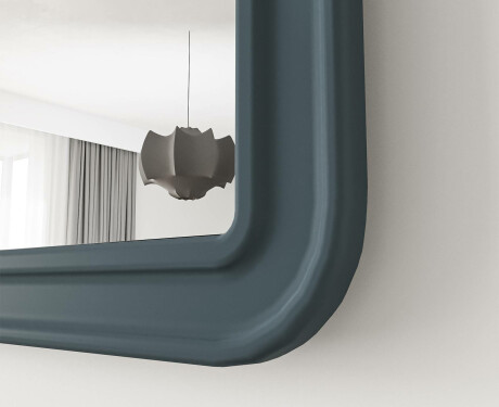 Rounded mirror with MDF frame L299 #6