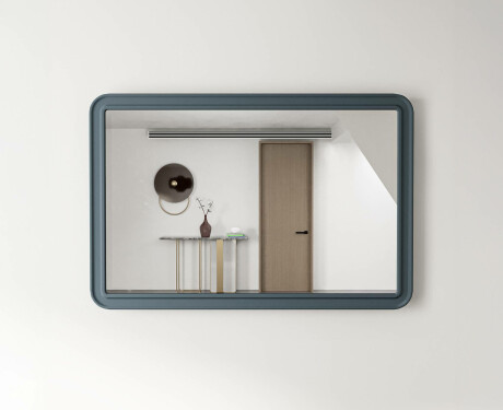 Rounded mirror with MDF frame L299 #7