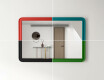 Rounded mirror with MDF frame L299 #9
