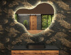 Irregular Mirror LED Lighted decorative design N221 #12