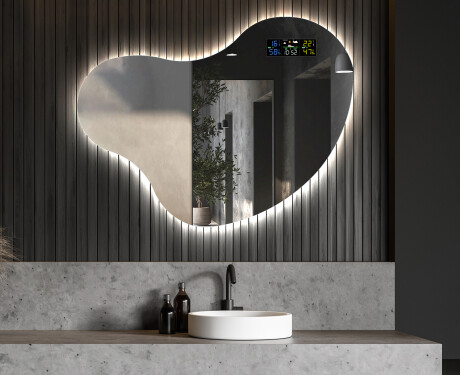 Irregular Mirror LED Lighted decorative design N221 #6