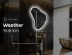 Irregular Mirror LED Lighted decorative design V222 #7