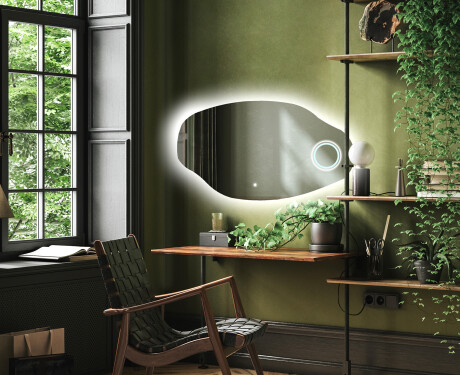 Irregular Mirror LED Lighted decorative design O221 #4